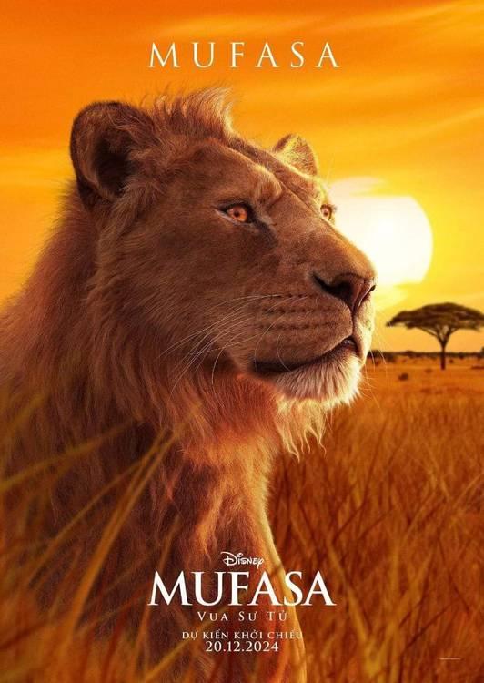 Mufasa: O Rei Leão ganha pôsteres inéditos dos personagens