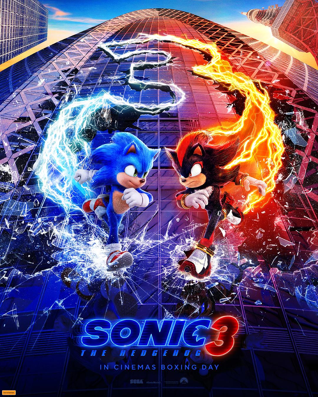 Sonic 3: O Filme ganha primeiro trailer oficial 