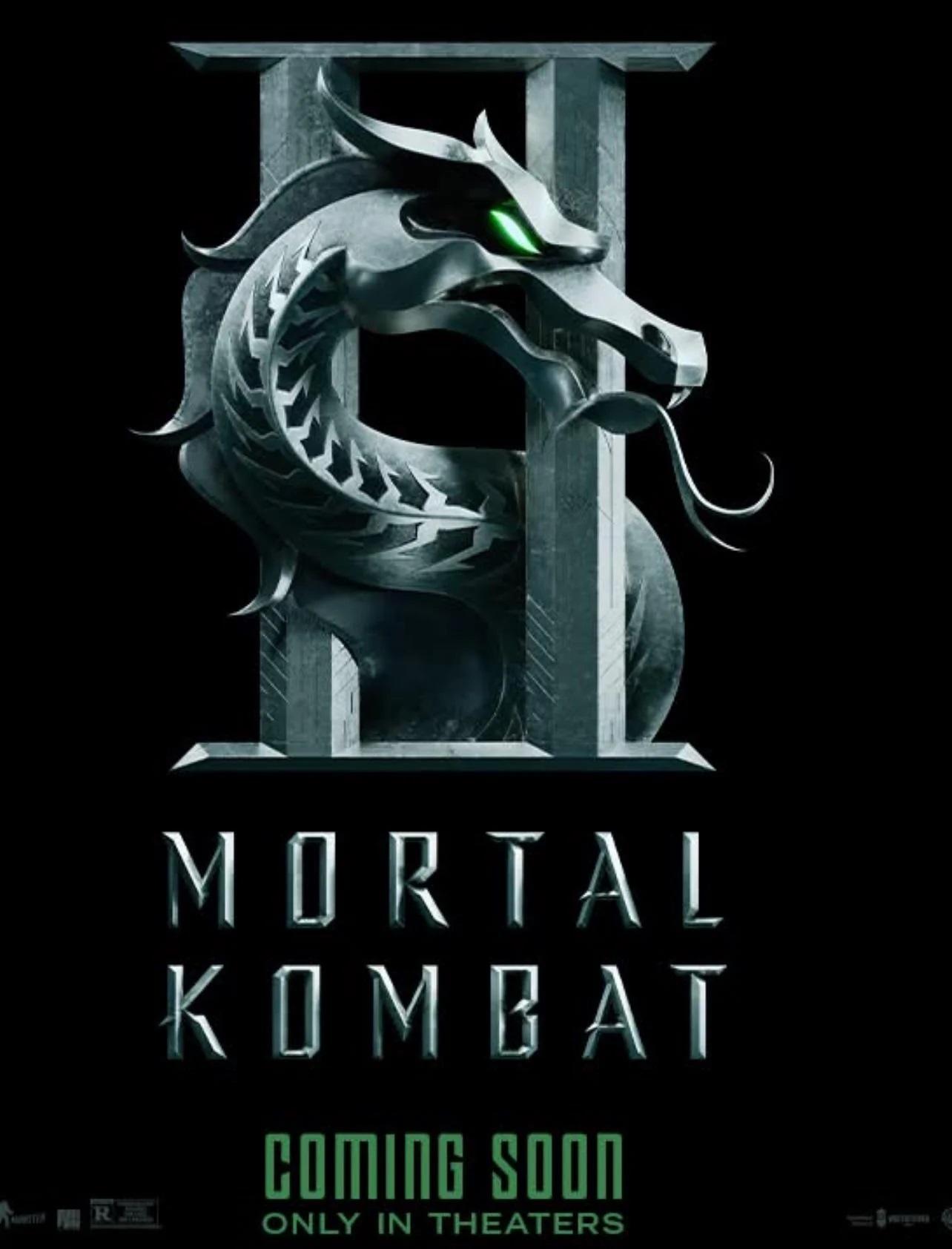 Mortal Kombat 2: Veja o logo oficial e pôster com Johnny Cage