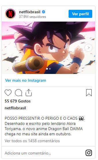 Netflix também disponibilizará Dragon Ball Daima no Brasil