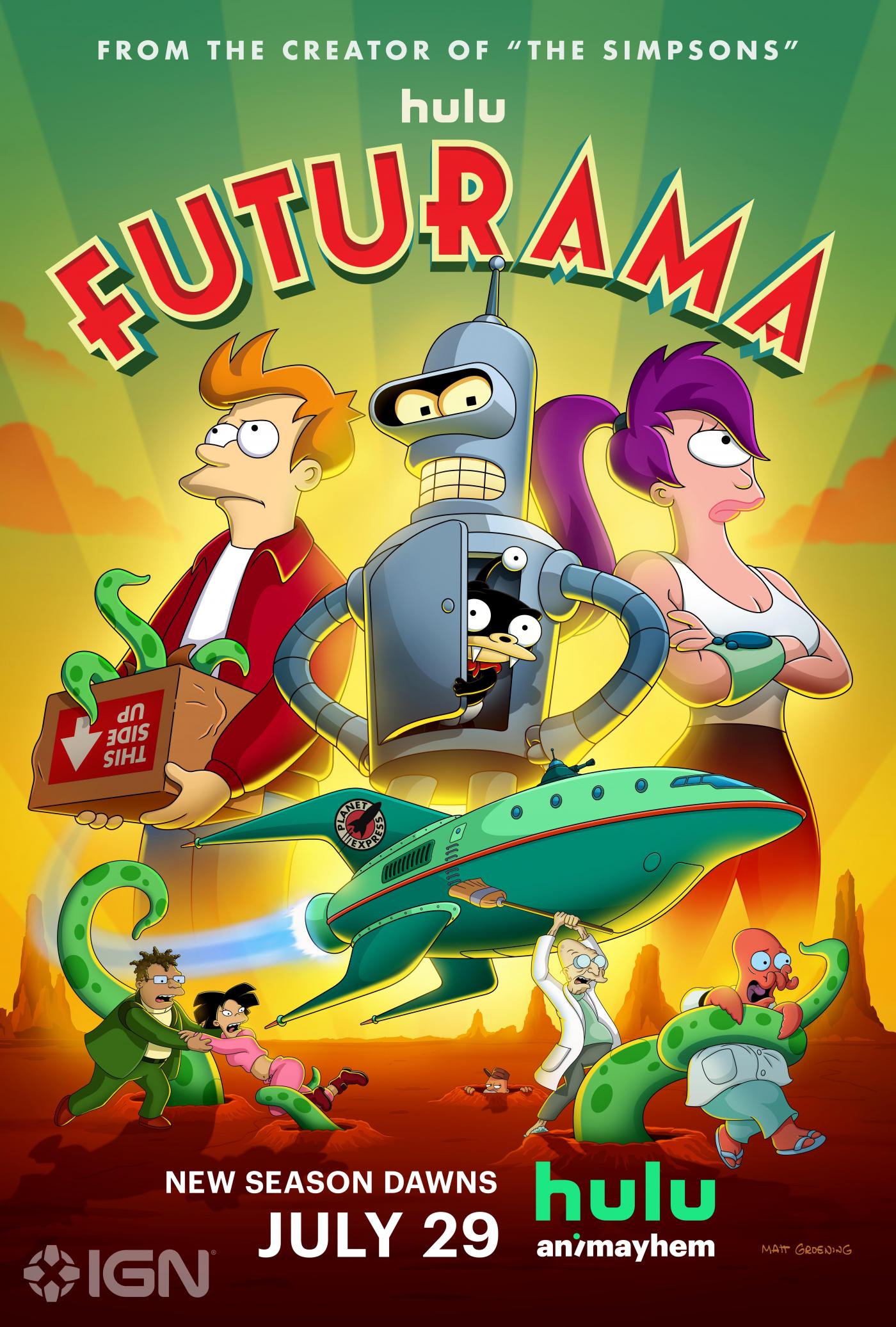 Décima segunda temporada de Futurama ganha trailer oficial