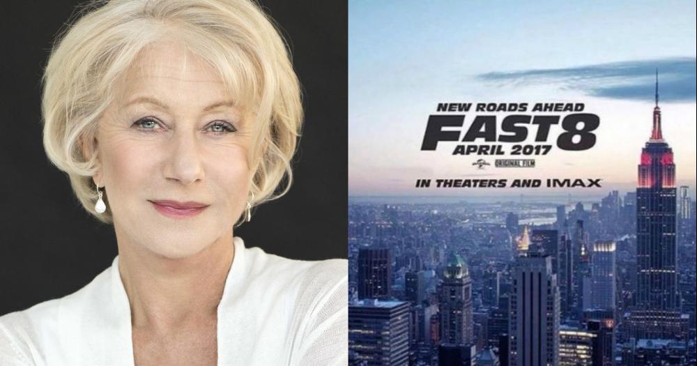 Velozes e Furiosos 8: Helen Mirren não estará atrás do volante