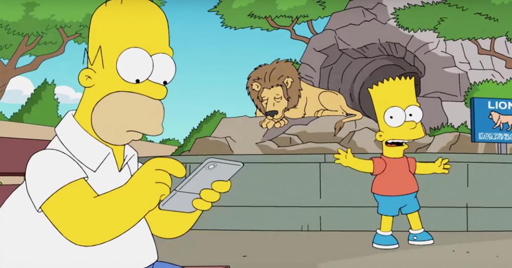 Até Homer Simpson está jogando Pokémon GO