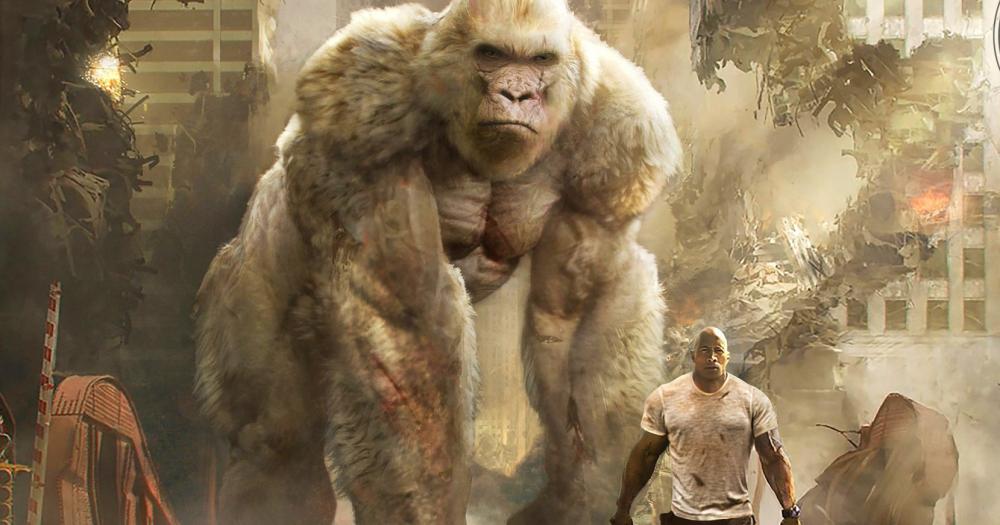 Rampage: Filme coloca The Rock contra três animais gigantes