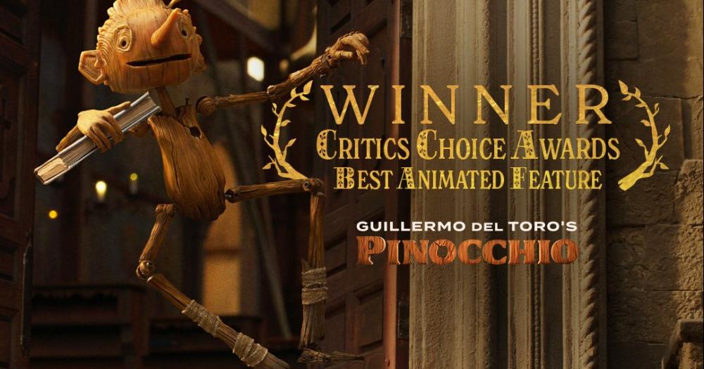 Pinocchio de Guilherme del Toro leva Critics Choice Awards