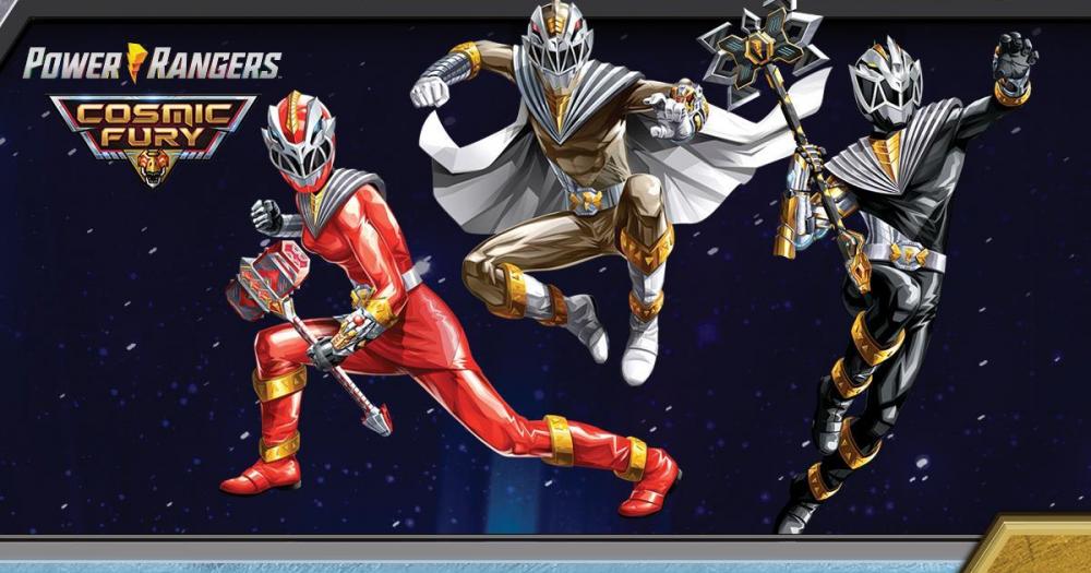 Novas imagens das armas de Power Rangers: Cosmic Fury