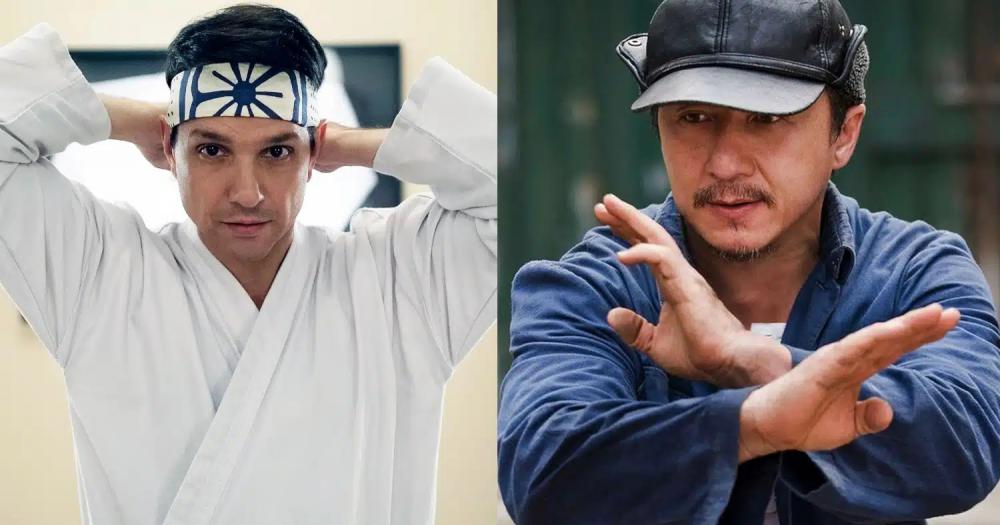 Jackie Chan e Ralph Macchio juntos em Karate Kid