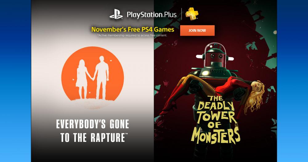 Playstation Plus: Sony anuncia os jogos gratuitos de novembro